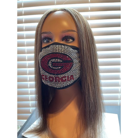 University of Georgia Bulldogs Bling Face Mask - Picture 7 of 10